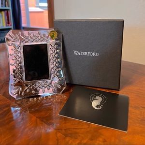 Waterford Lismore crystal frame 5x8cm/2x3in